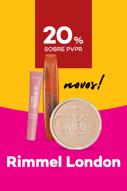 Nova marca Rimmer London com destaque promocional de 20% sobre pre&ccedil;o de Venda ao P&uacute;blico Recomendado